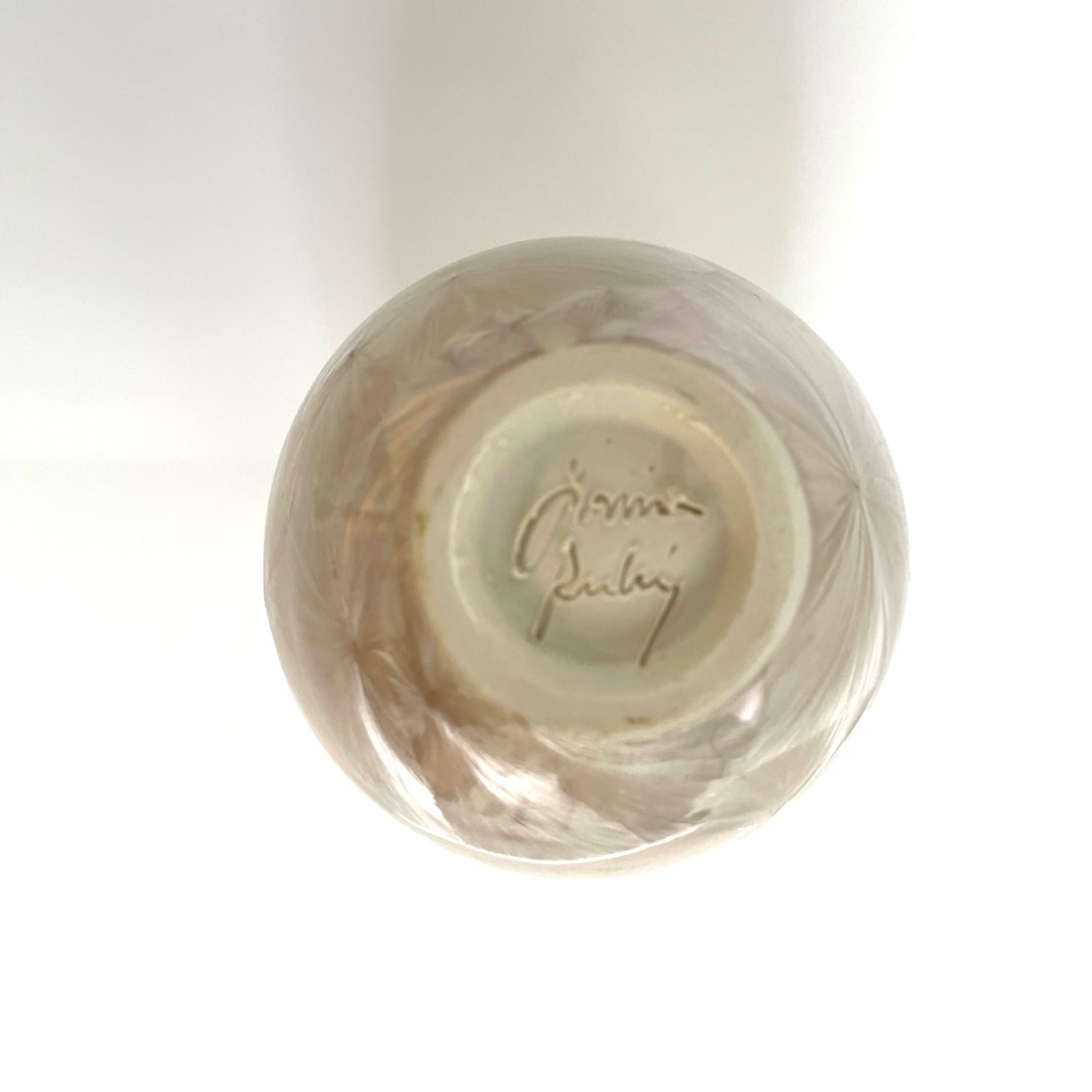 Artisan | Crystaline Ceramic Vase Louise Reding Studio Art |Collectable Signed - Picture 7 of 7